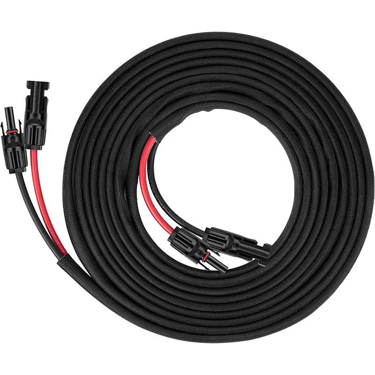 Cable Itẹsiwaju Iboju Oorun Waya Twin - 30Ft 10AWG(6mm2) Okun Ifaagun Oorun